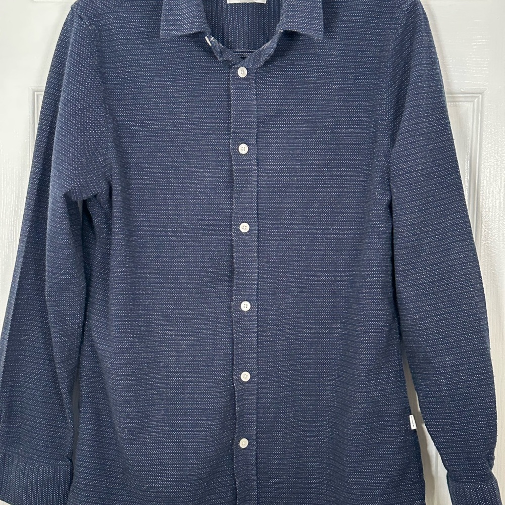 Julian & Mark Men's Navy Blue Shirt